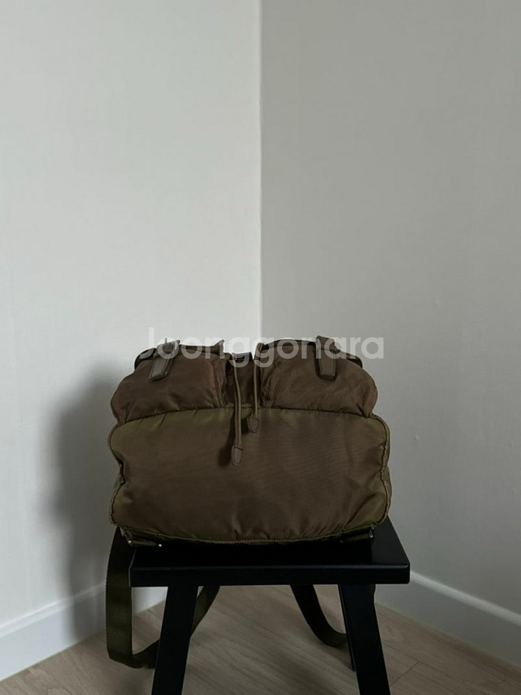 프라다 나일론 백팩--5