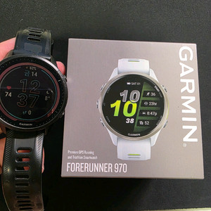 (미개봉)가민 포러너 970 화이트스톤