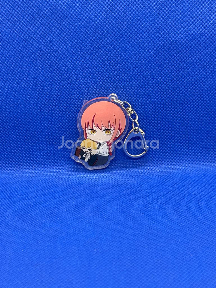 체인소맨 마키마 덴지 콜라보 아크릴 키링--0