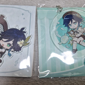 원신 테마카페 몬드 소풍시리즈 벤티 키링 / 음악회 스디 아크릴 스탠드