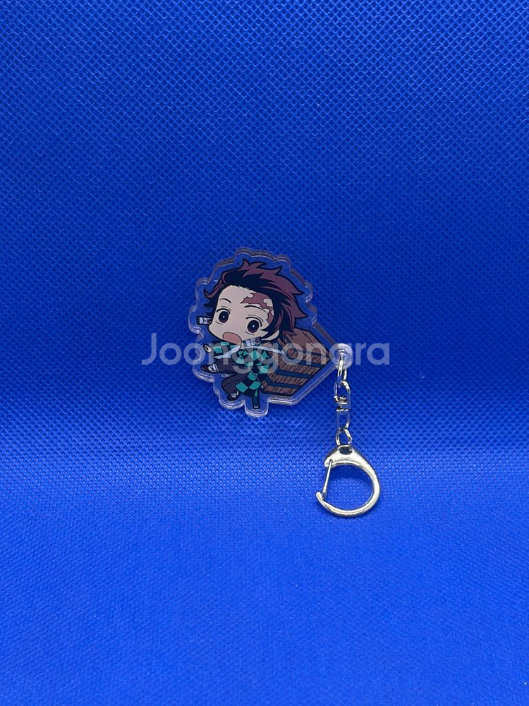 귀멸의칼날 탄지로 네즈코가방 아크릴 키링 새상품미개봉 한정--0