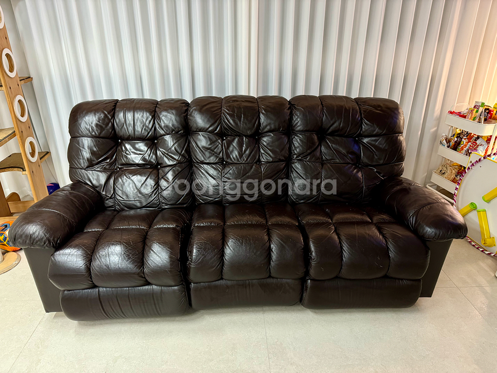 레이지보이 깁슨 3인용 리클라이너 소파--0