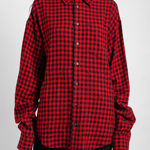 DSQUARED2 GINGHAM CHECK WOOL SHIRT jacket 이미지