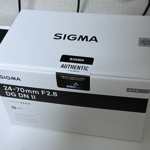 시그마 24-70mm F2.8 DG DN II 시계륵2 소니마운트