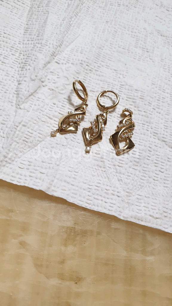 14k 목걸이,귀걸이목걸이팬던트세트,귀걸이2개 팝니다--2