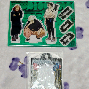 주술회전 점프기가 GIGA 서머 부록 아크릴 스탠드, 카드홀더 고죠 유타