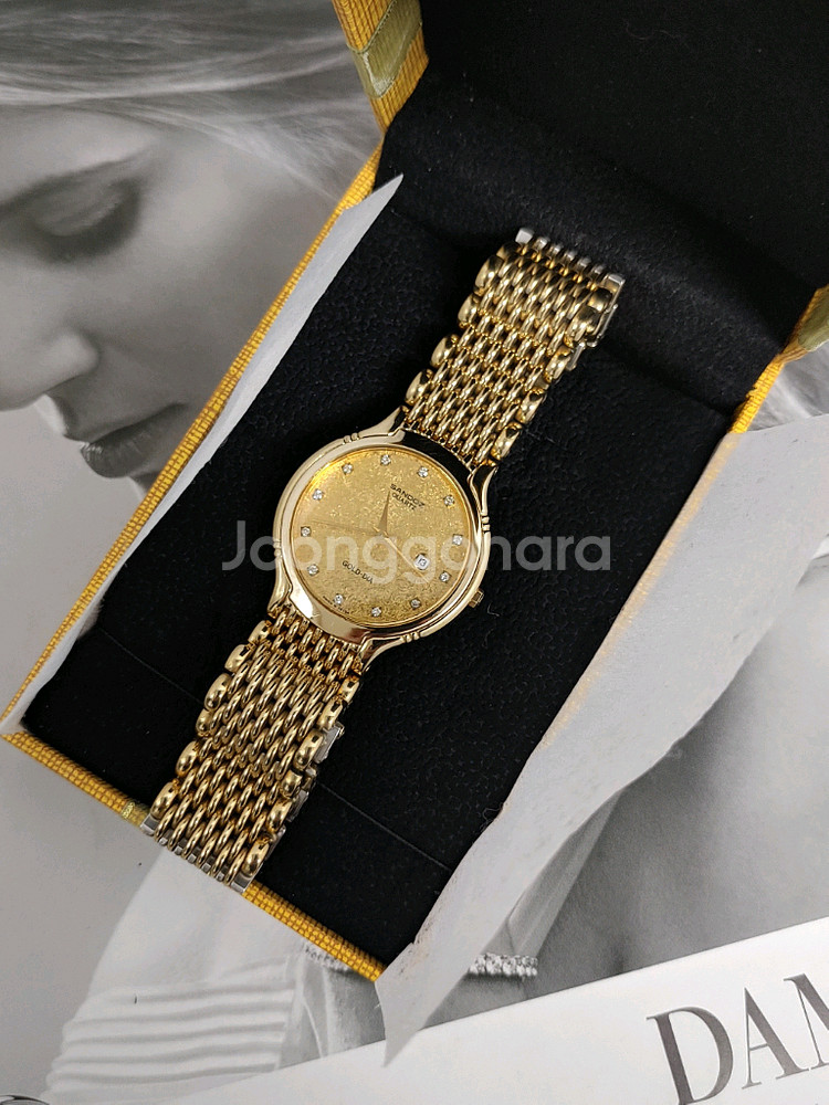 SANDOZ 18K 골드 다이아 남성용시계--5