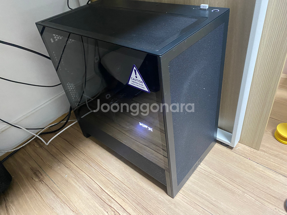 7800X3D RX9070XT 올블랙 게이밍 컴퓨터 PC--0