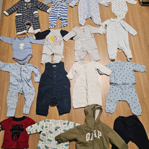 남아옷 아기옷 60,70 사이즈 일괄 밍크뮤 베이비갭 랄프로렌 해피랜드 티니위니 카터스