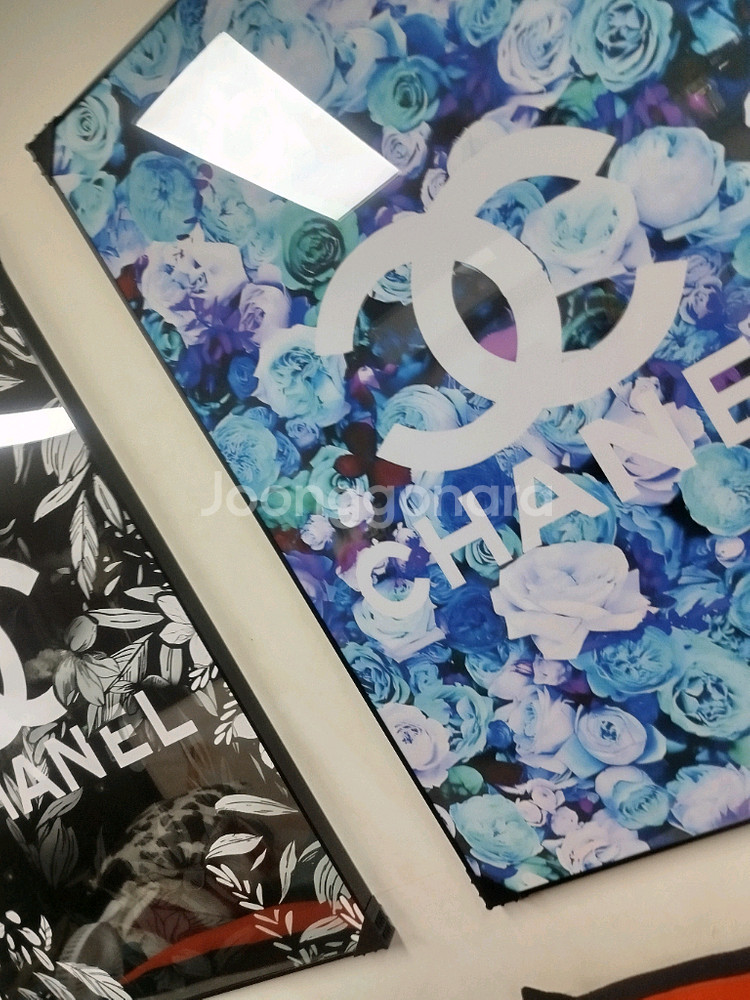 샤넬그림 샤넬액자 캐릭터 대형 그림 액자 팝아트 인테리어소품 인테리어액자 명품그림 가방 지갑 샤넬 아트 스카프--7