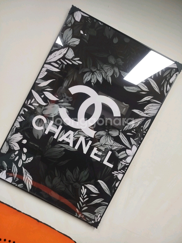 샤넬그림 샤넬액자 캐릭터 대형 그림 액자 팝아트 인테리어소품 인테리어액자 명품그림 가방 지갑 샤넬 아트 스카프--8