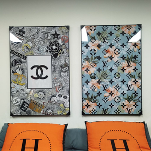 샤넬그림 샤넬액자 캐릭터 대형 그림 액자 팝아트 인테리어소품 인테리어액자 명품그림 가방 루이비통그림 루이비통액자