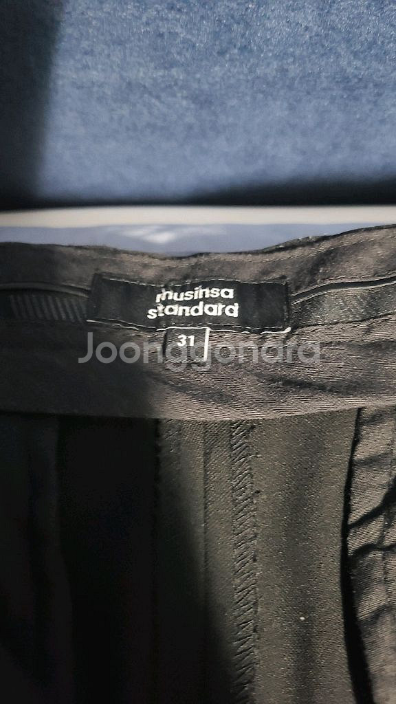 무신사 블랙 슬랙스 급처--1