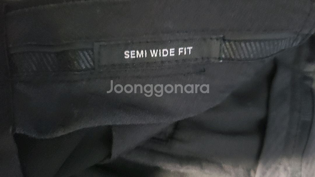 무신사 블랙 슬랙스 급처--2