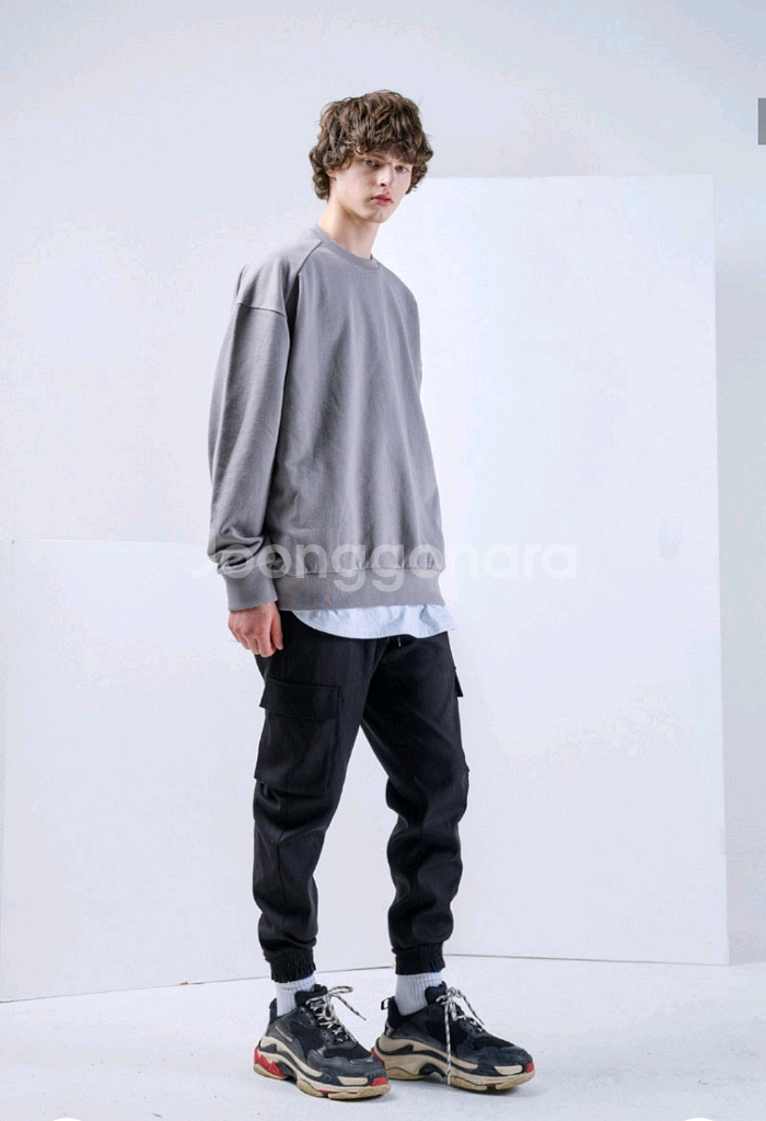 남성 카고 조거팬츠 블랙 32 L 세븐셀라 베스트셀러 히트작--0