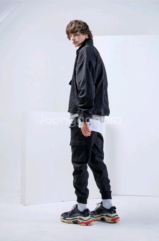 남성 카고 조거팬츠 블랙 32 L 세븐셀라 베스트셀러 히트작--1