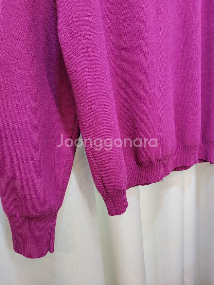 최고급 하이넥 캐시미어 집업가디건--6