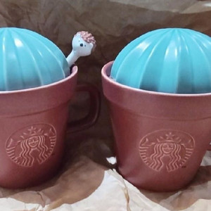스타벅스 고슴도치 스푼 머그 2021 여름 서머 md