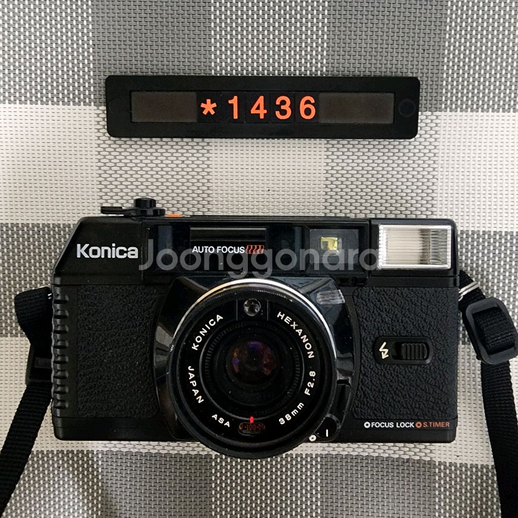 코니카 C 35 MF 필름카메라--0