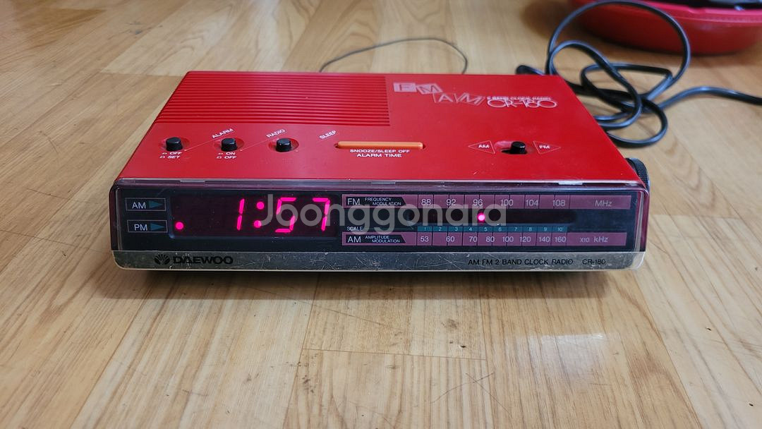 대우 빈티지 라디오 1985년식--0