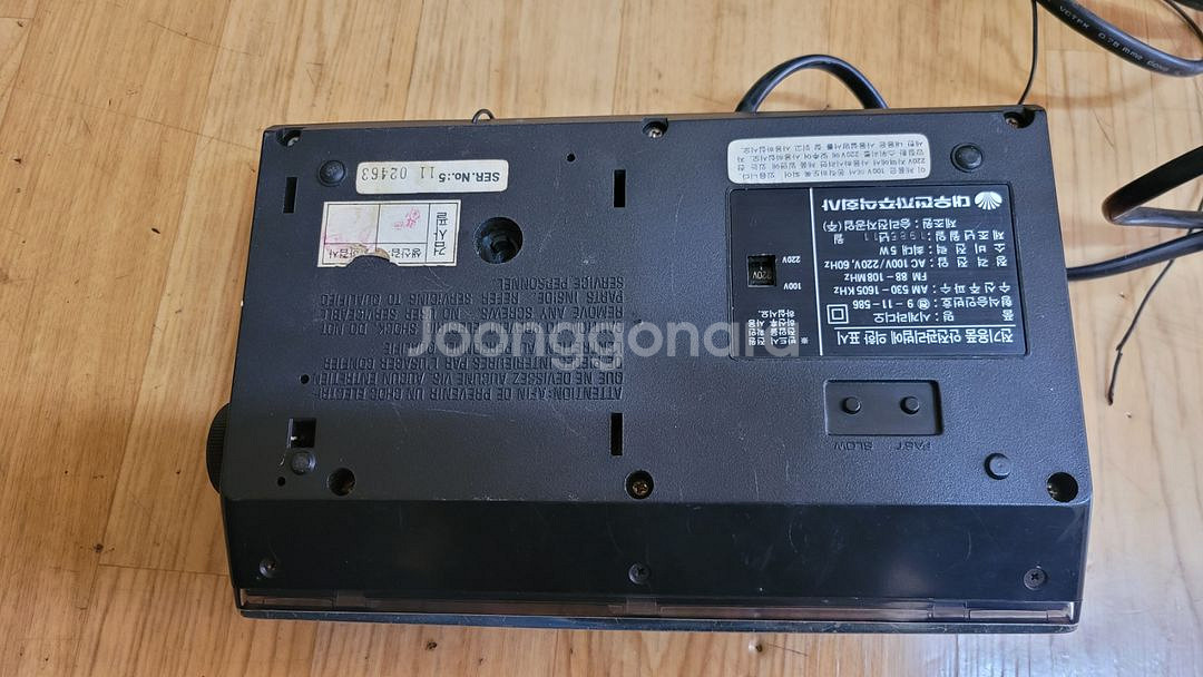 대우 빈티지 라디오 1985년식--3