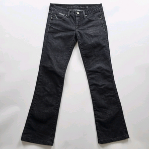 게스 청바지 부츠컷 흑청 스판 사이즈26 R2988