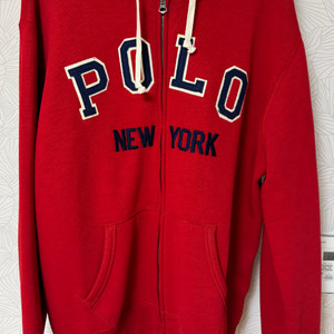 [L] 폴로 랄프로렌 뉴욕 플리스 후드 집업 레드