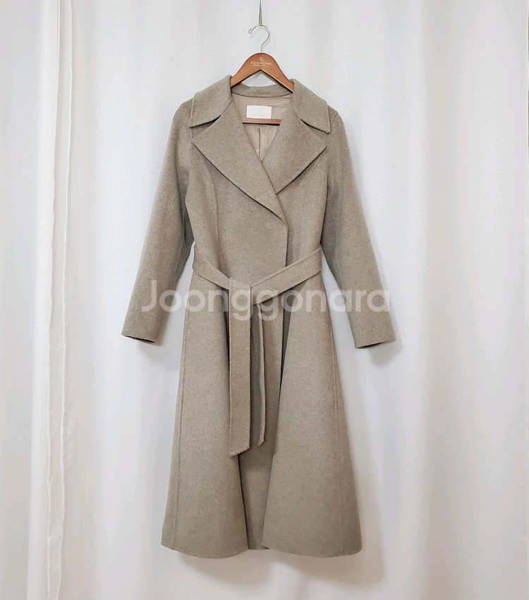 (새세품)지수다움 캐시미어블렌딩 울코트 free--0