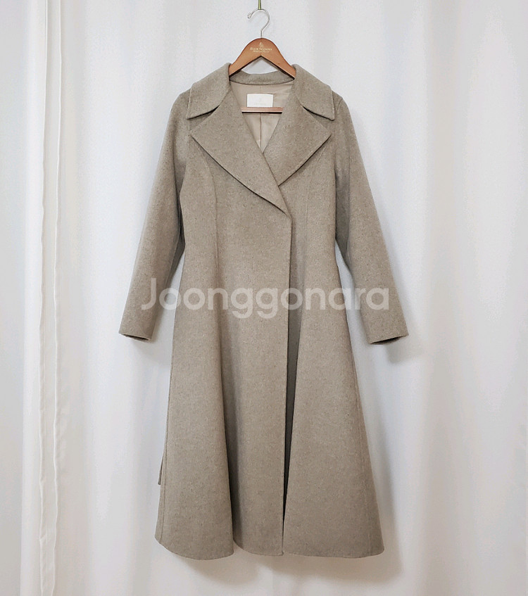 (새세품)지수다움 캐시미어블렌딩 울코트 free--2