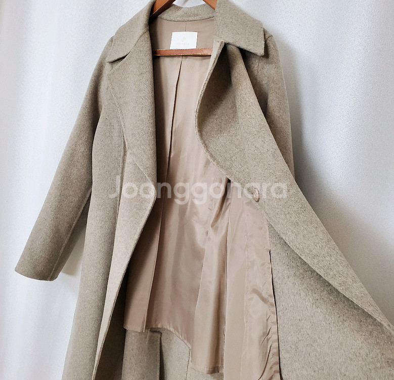 (새세품)지수다움 캐시미어블렌딩 울코트 free--7