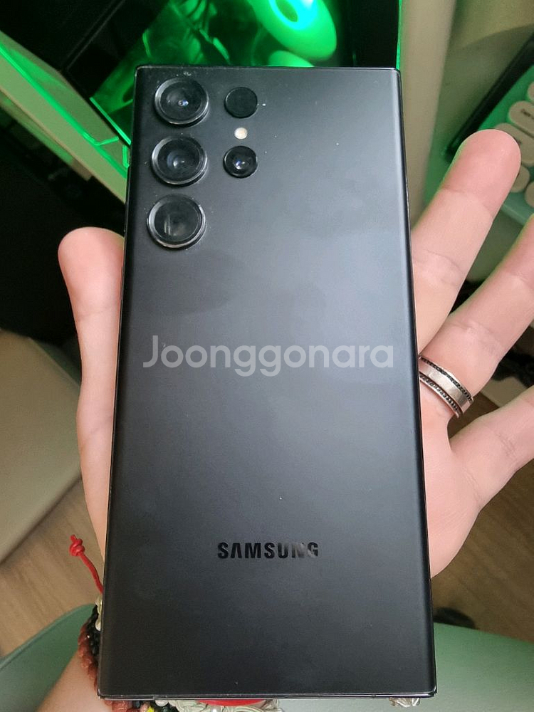갤럭시s23 울트라 하부파손--3