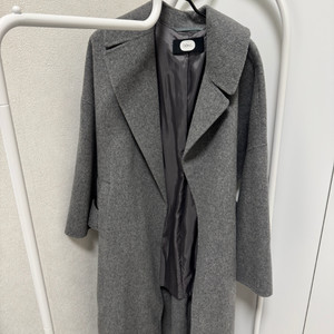 듀엘 캐시미어 혼방 코트