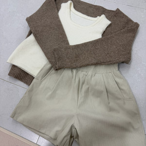 여자 겨울 보세 상하의 / 니트 + 바지 (새상품)