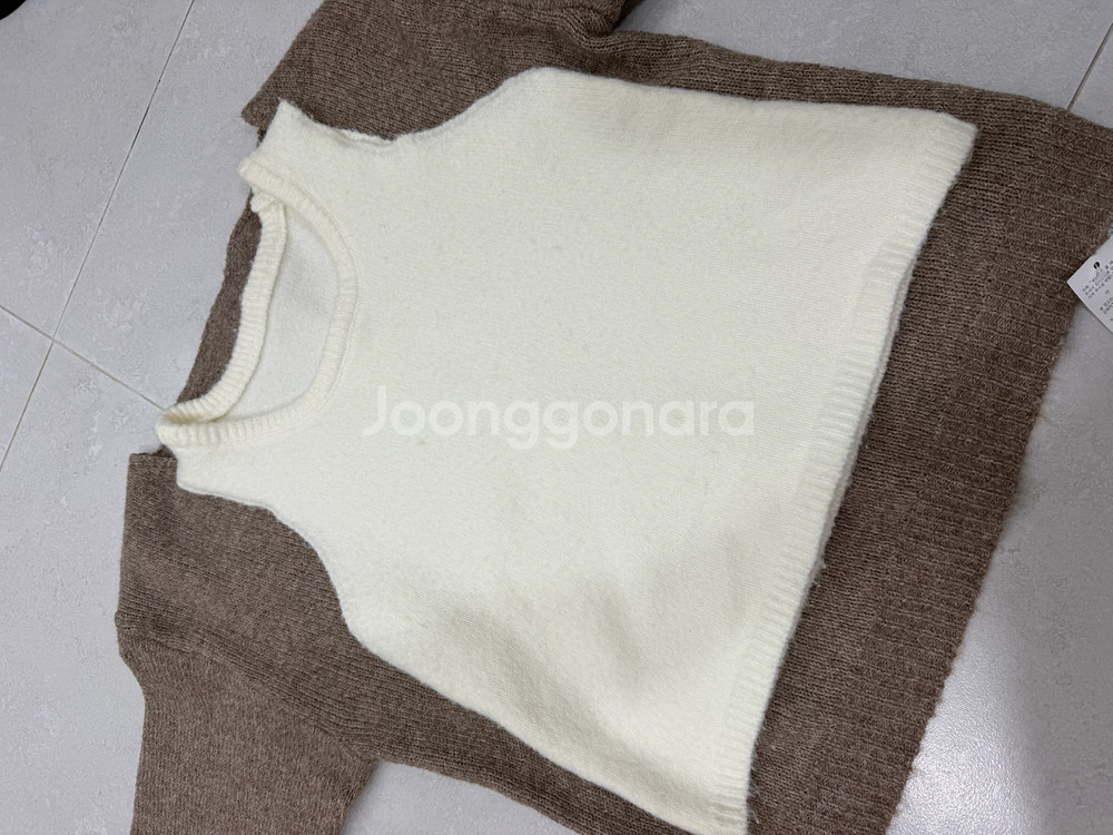 여자 겨울 보세 상하의 / 니트 + 바지 (새상품)--2