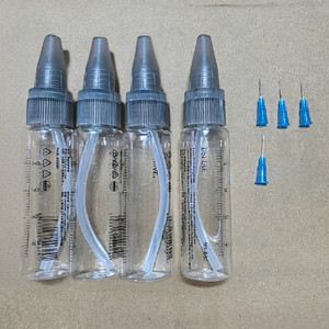 DSPIAE PT-AB 무세척 에어브러시 전용 공병 4개+노즐