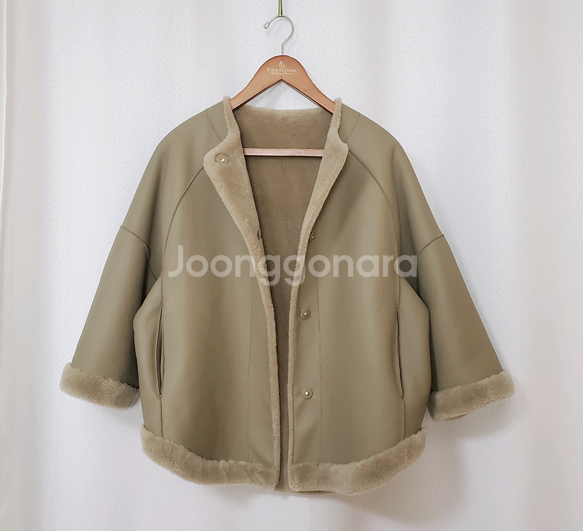 라우렐 리버시블 양모무스탕 55-66--0