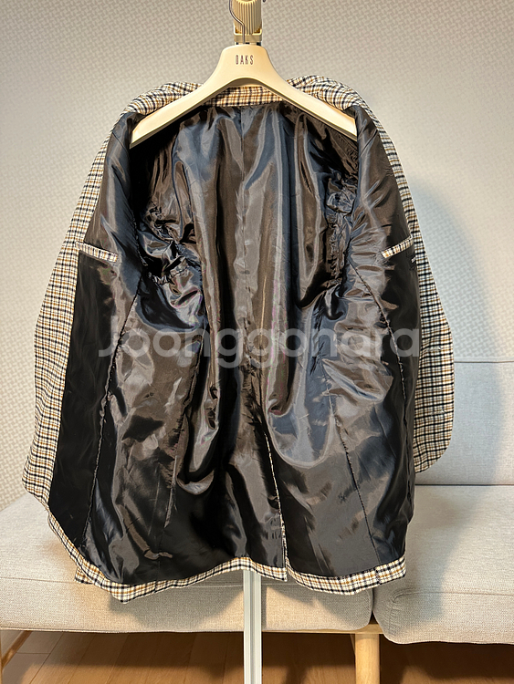 시스템옴므 21ss 체크 블레이저 자켓--5