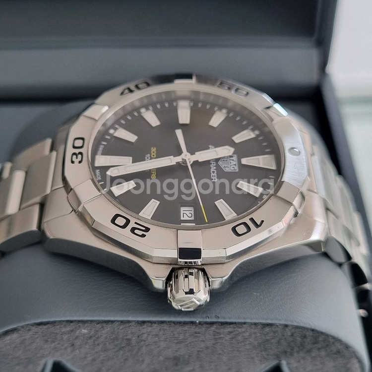 태그호이어 아쿠아레이서 300 쿼츠 검판 41mm--4