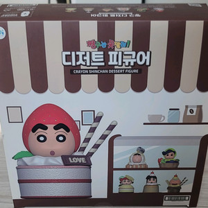 짱구 디저트 피규어 풀박스