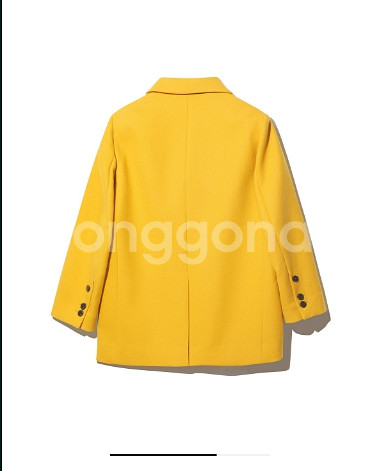 럭키슈에뜨 더블 브레스트 울 자켓 36 사이즈--1