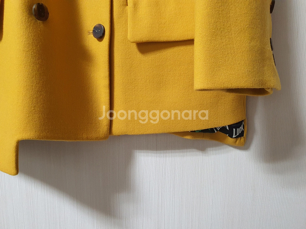 럭키슈에뜨 더블 브레스트 울 자켓 36 사이즈--7