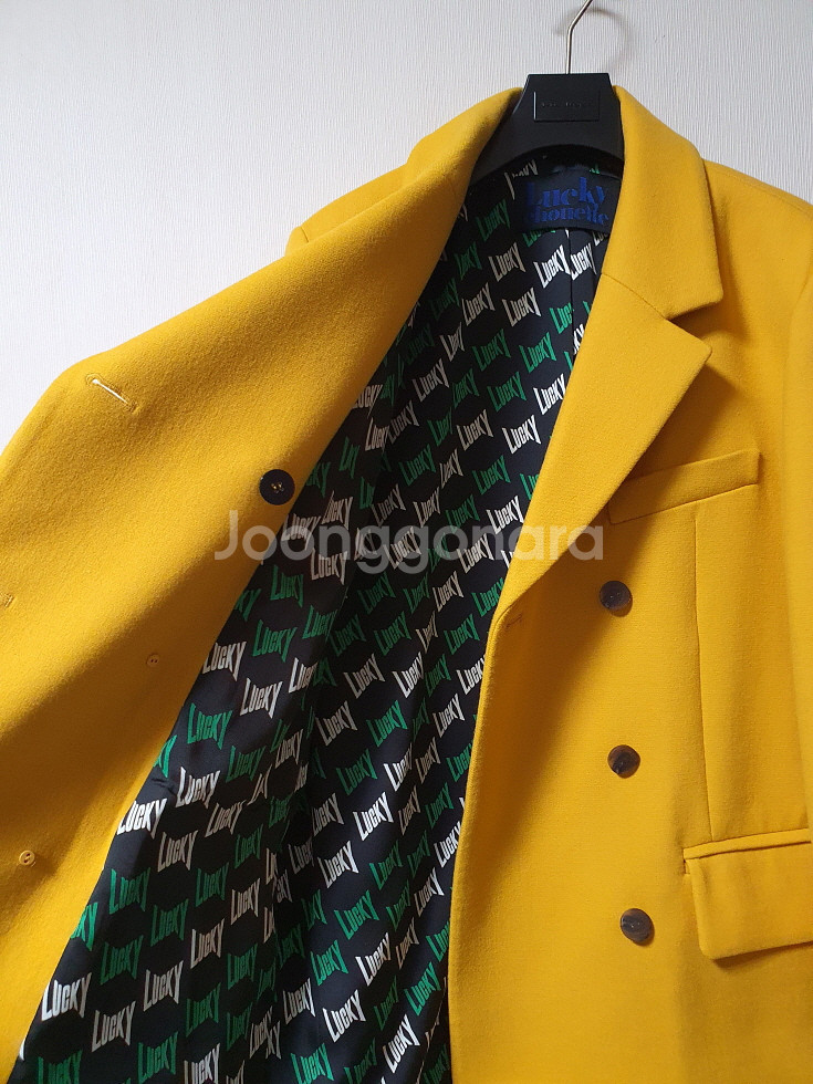 럭키슈에뜨 더블 브레스트 울 자켓 36 사이즈--6