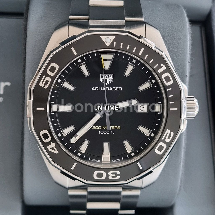 태그호이어 아쿠아레이서 쿼츠 검판 43mm(2020년식)--0