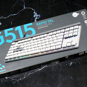 신제품 로지텍 G515 RAPID TKL 키보드 래피드 트리거 텐키리스 화이트