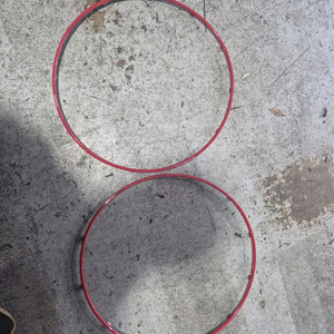 휠보레19인치 레드 빨강중고