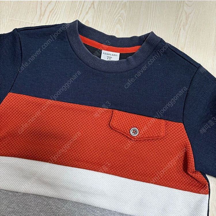 남아 130 구스 패딩 . 블랙야크 . 상태 좋음 . 기모 티--5