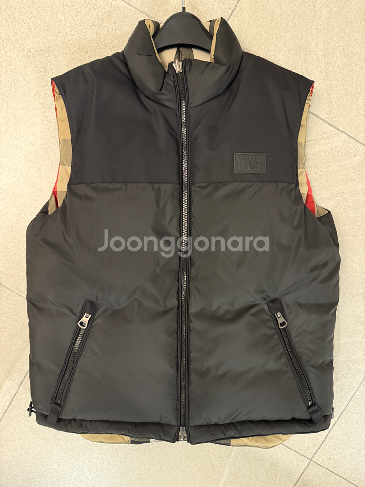 버버리 롬포드 리버시블 남성 패딩조끼 8032997 M--1