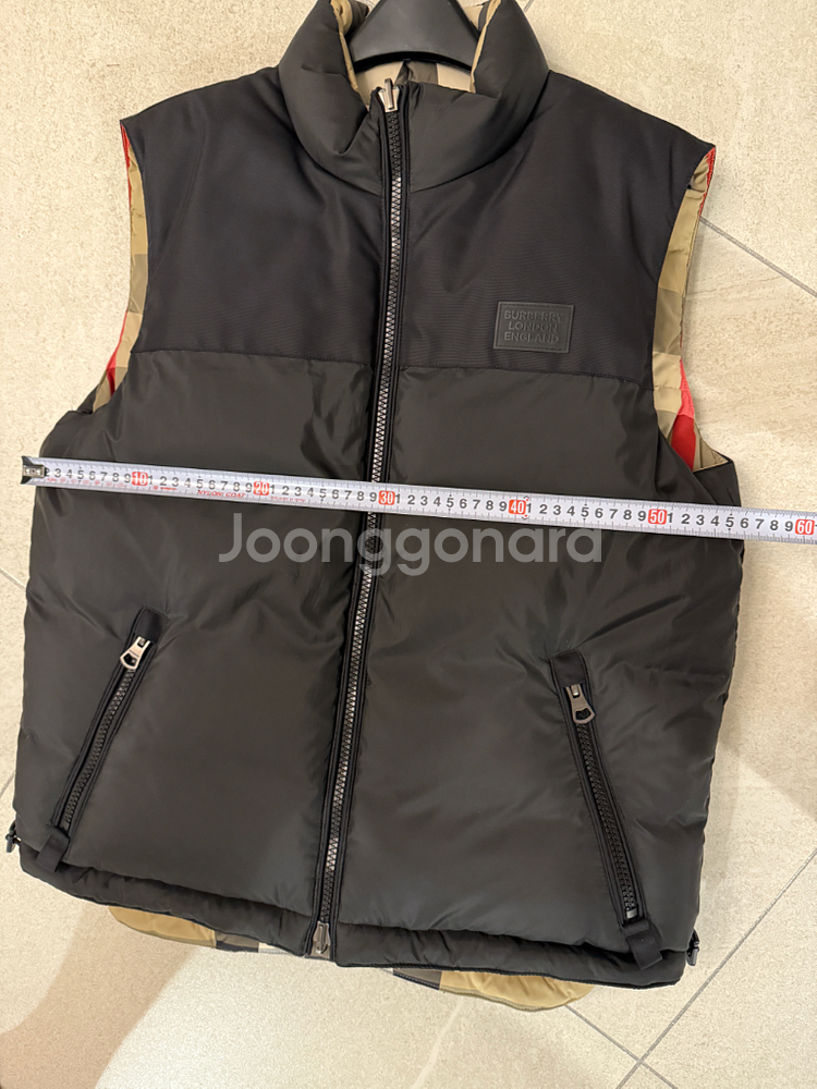 버버리 롬포드 리버시블 남성 패딩조끼 8032997 M--8