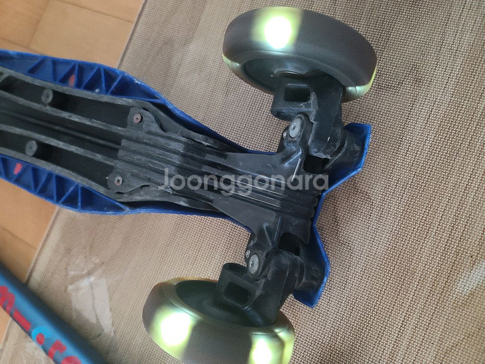 마이크로 맥시 디럭스 led 킥보드 블루--1