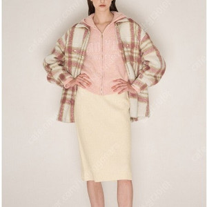 랑방컬렉션 알파카 블렌드 체크 자켓 44~ 55 사이즈